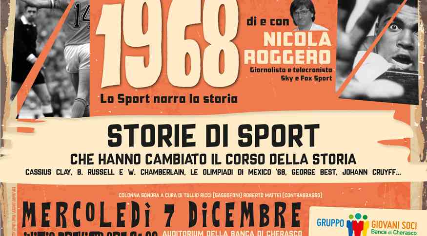 Il 7 Dicembre Nicola Roggero Tra Storia E Sport