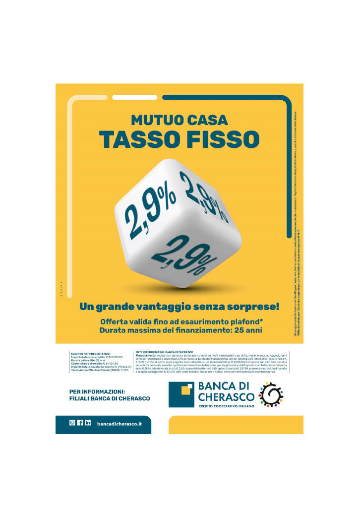 Mutuocasa TASSO FISSO LOCANDINA